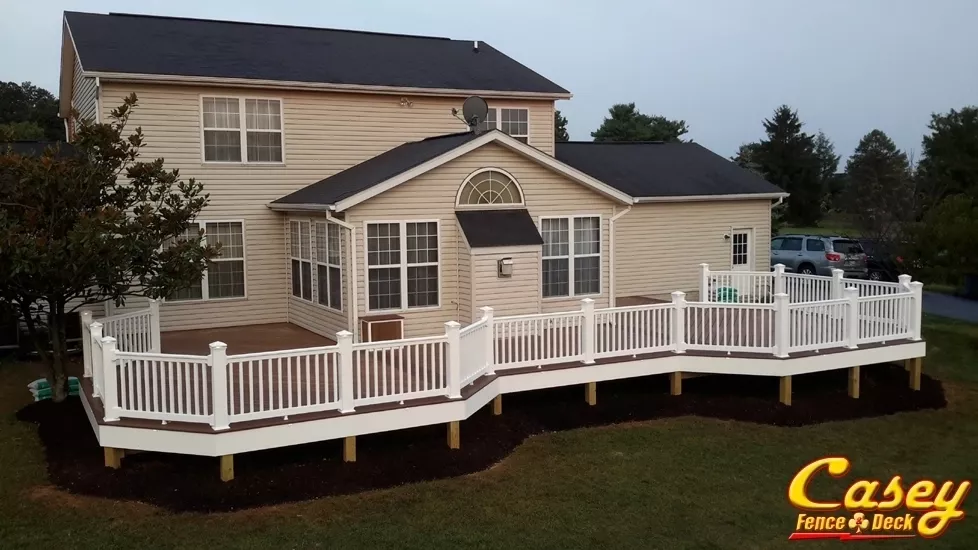 1200 Square Foot Low Level Composite Deck