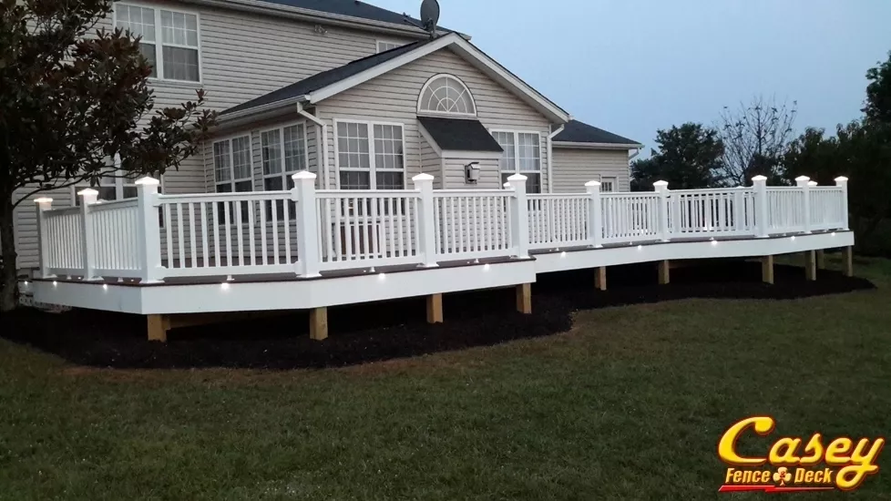 1200 Square Foot Low Level Composite Deck