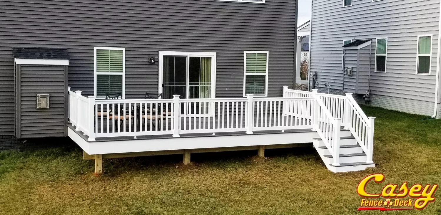 Fiberon Gray Birch Composite Deck in Brunswick Crossing