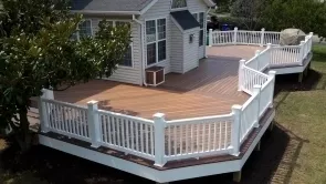 1200 Sq Ft Low Level Composite Deck