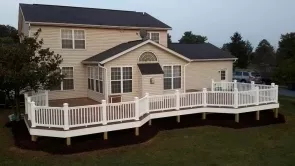 1200 Square Foot Deck Front View in Ijamsville Maryland