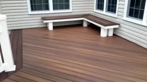 Fiberon Composite IPE and Rosewood Bench