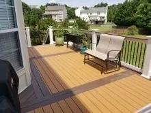 450 Square Foot Replacement Deck with Fiberon Alternate Angle
