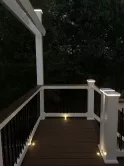 LED Lights in deck post caps