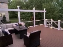 Outdoor living space in New Market Maryland