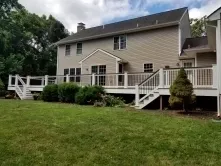 750 square foot Fiberon Ipe Composite Deck Front