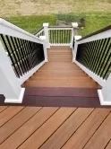 Beautiful Stair Case on Award Winning Deck in Frederick MD