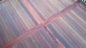 Beautiful Brazilian Teak with Brazilian Tigerwood Inlay in Brunswick MD