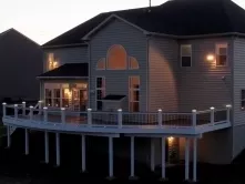 Circular Deck with Star Power Front View