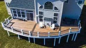 Finely Crafted Circular Deck