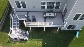 300 sq ft maintenance free composite deck in Tallyn Ridge Frederick MD