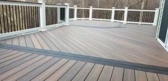 500 square foot low maintenance composite deck in Union Bridge Maryland