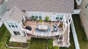 Curved Deck in Monrovia MD