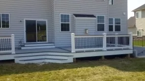 Low Voltage Lights on all Rail Posts