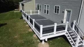 Steel Surface Mount Rail Posts