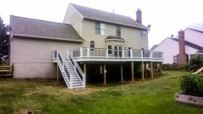 Roughly 600 square feet with multiple board patterns