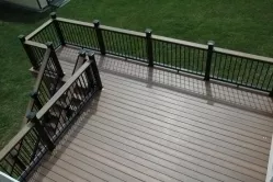 Fiberon Horizon Black Mission Railings in Adamstown Maryland