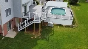 Three Level Fiberon Deck in Adamstown Maryland