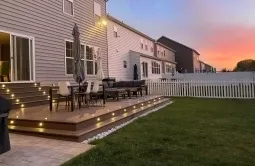 Gorgeous LED lit deck in Frederick Maryland