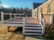 Staircase on Deck in Mount Airy Maryland