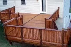 Uniquely Shaped Deck in Sharpsburg Maryland