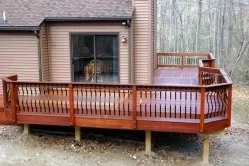 Over three thousand linear feet of decking in Jefferson Maryland
