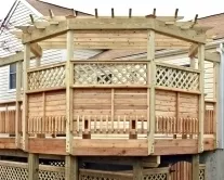 Custom Cedar Railing in Walkersville Maryland