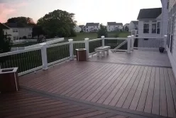 Matching Fiberon Benches and Planter Boxes