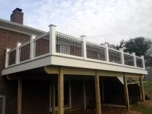 Monument Vinyl White Washington Rails