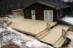 Multiple Level 1000 Square Foot Treated Deck in Boonsboro Maryland