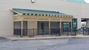 Wood Pergola in Common Market of Frederick MD